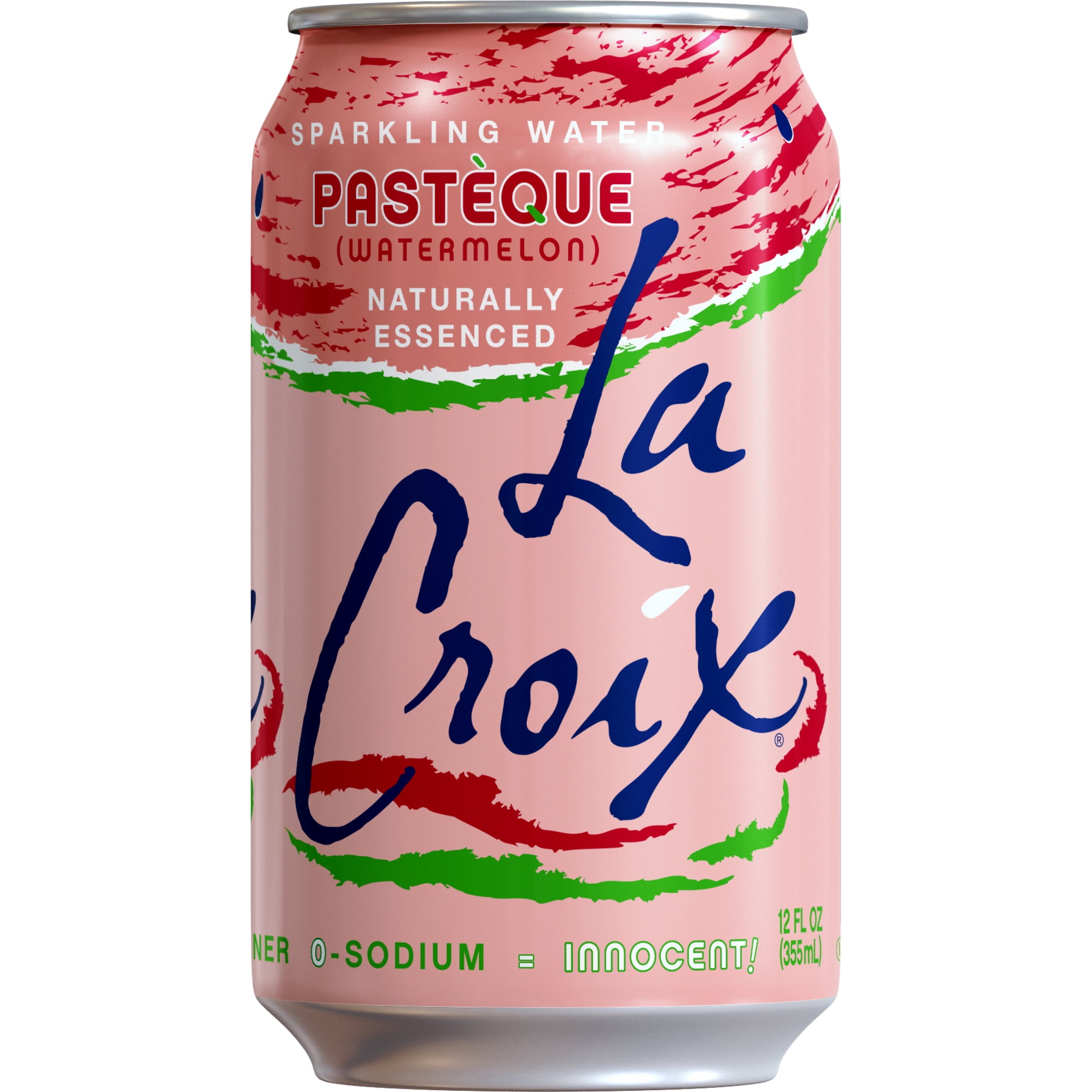 LaCroix Sparkling Water, Pasteque (Watermelon) 8 Pack - 12 Oz