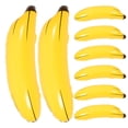 thumbnail image 1 of Jouets Banane Gonflables Jaune 8 Pcs 26.0X7.1X7.1In, 1 of 8