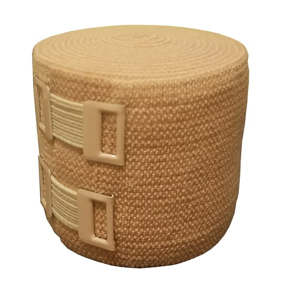 Professional Elastic Bandage with Clips, 2 x 5.5yds.