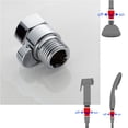 thumbnail image 4 of Naiovety Válvula de 21mm, conector compacto ABS, bombas de elevación, conector de rosca de tornillo de tope de agua, herramienta de ahorro de agua, Accesorios de baño Naiovety HA071275-01B, 4 of 6
