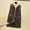CO2, variante sur Gilet Long Décontracté pour Femme, Couleur Unie, en Poil d'Agneau, Rond, à Nouer, avec Poches, Chaud, Ample