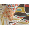 thumbnail image 4 of Ambesonne Colorful Quilted Bedspread Set 3 Pcs, Vintage Abstract Shape, King Size, Multicolor, 4 of 5