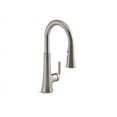 thumbnail image 6 of Kohler 23764-CBL Tone Pull Down Kitchen Faucet, Kitchen Sink Faucets with Pull Down Sprayer, Polished Chrome with Matte Black, 6 of 6
