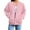 *Pink, variant on ClodeEU Womens Zip Up Long Sleeve Jacket ,Casual Loose Sweatshirt Coats With Pockets Beige,Womens Plus L