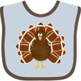 thumbnail image 3 of Inktastic Thanksgiving Craft Paper Football Turkey Boys or Girls Baby Bib, 3 of 4