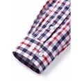 thumbnail image 6 of sogami Men's Gingham Shirt Casual Long Sleeve Button Down Plaid Shirt Regular Fit, 6 of 8