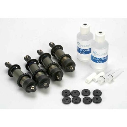 Traxxas 5460X Hard Anodized GTR Shocks Set (4): Revo 3.3/2.5R/2.5R