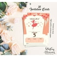 thumbnail image 5 of Darling Souvenir White Birthday Invitation Card Printable Fill or Write In Blank Invites Party Supplies Pack Of 28 5 x 7 Inches, 5 of 5