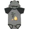 thumbnail image 3 of Inktastic The Chicks Dig Me Easter Baby Chick with Basket and Eggs Boys or Girls Baby Bodysuit, 3 of 5