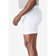 thumbnail image 3 of KingSize Men's Big & Tall Cotton Mid-Length Briefs 3-Pack, 3 of 6