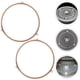 thumbnail image 5 of 2 unids Anillos de mesa giratoria de microondas Microondas Bandeja de horno Rodatorio Rodillo de soporte Anillos, 5 of 5