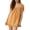 Tangerine Color, variant on Womens Tie Back Tops Round Neck Ruffle Short Sleeve Shirts Cute Tee Summer Trendy Tunic White S