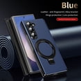 thumbnail image 3 of Allytechgroup Shockproof Case for Samsung Galaxy Z Fold 6, Magnetic Cover Support Wireless Charging Anti-Scratch Ring Bracket Stand Bumper Rugged Phone Case for Galaxy Z Fold 6, Blue, 3 of 9