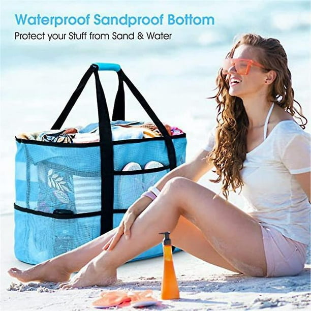 Grand sac de plage impermeable discount