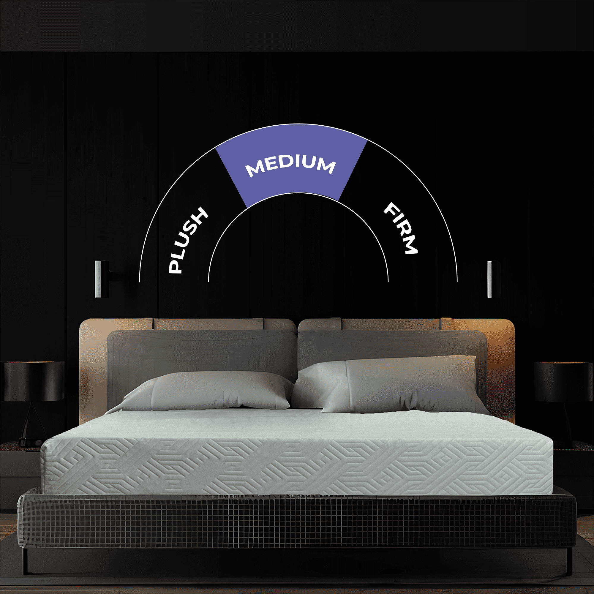 ViscoLogic Plus 7" Twin Size Medium Comfort Cooler Sleep Gel Memory Foam Mattress in a Box