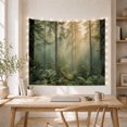 thumbnail image 4 of Atmospheric Forest Main with Consists Tall Slender Evergreen, Mystical Fantasy for Space Lovers, Galaxy Room Decor, Housewarming Gift, Tapestry Wall Hanging for Bedroom and Dorm, 4 of 6