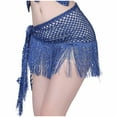 thumbnail image 2 of Wancir Belly Dance Fringe Hip Scarf Festival Sequins Tassel Skirt Rave Shinny Glitter Skirts, 2 of 4