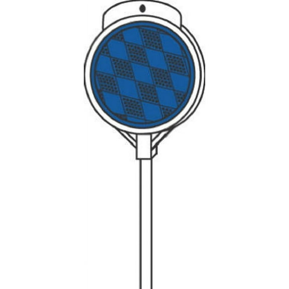 Hillman 840072 48" Blue Driveway Marker Reflectors - Quantity of 18