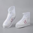 thumbnail image 3 of Reusable Waterproof Shoe Covers with PVC Silicone Sole All-Weather Non-Slip 1 Pair, 3 of 9