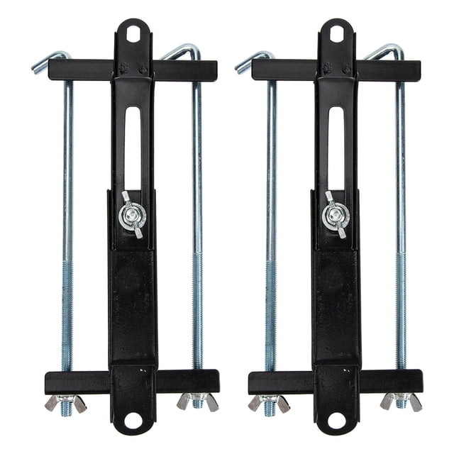 2 soportes universales ajustables para batería de coche, de metal, para sujetar la batería y estabilizar la batería del vehículo
