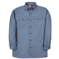 thumbnail image 4 of Big Bill 147BDUS7 FR Button-Down Industrial Work Shirt-Khaki-Tall-4XL, 4 of 8