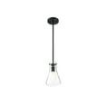 thumbnail image 4 of Trade Winds Lighting 1-Light Pendant Light In Matte Black, 4 of 5