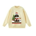 thumbnail image 6 of Byworldtasic Christmas Sweater Funny Knit Sweater for Women, Long Sleeve Crewneck Loose Casual Pullover Sweater, 6 of 6