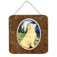 thumbnail image 1 of Golden Retriever Aluminium Metal Wall Or Door Hanging Prints, 1 of 1
