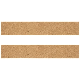 4pcs Strip Cork Board Tiles Natural Frameless Cork Board Strips For Walls  In Home School Office 