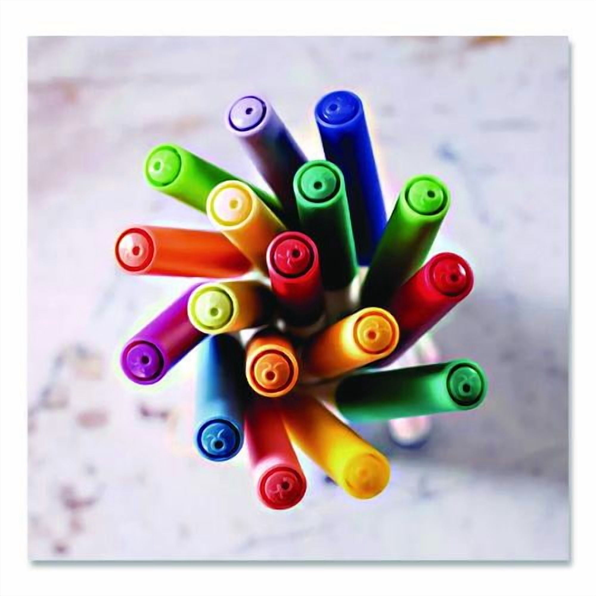 Ultimate Fine Point Porous Point Pen, Stick, Fine 0.4 mm, Assorted Ink Colors, White Barrel, 30/Set | Bundle of 2