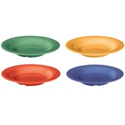 Get B-139-Mix Diamond Mardi Gras 13 Oz. Melamine Bowl, Assorted Colors - 24/Case