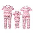 thumbnail image 1 of Family Matching Clothes Christmas Sleepwear  Tree Print Tops Trousers Baby Romper Pajamas Set, 1 of 7