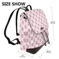 thumbnail image 2 of Fotbe Pink Disco Ball Mochila Bolso con Estampado para Mujer, Mochila Antirrobo de Nylon Impermeable, Bolsa Ligera de Hombro, 2 of 4