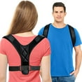 thumbnail image 1 of Posture Corrector Belt For Men Women Adjustable Clavicle Shoulder Back Brace Upper Back Support Device Kyphosis Trainer Pain Relief, 1 of 6