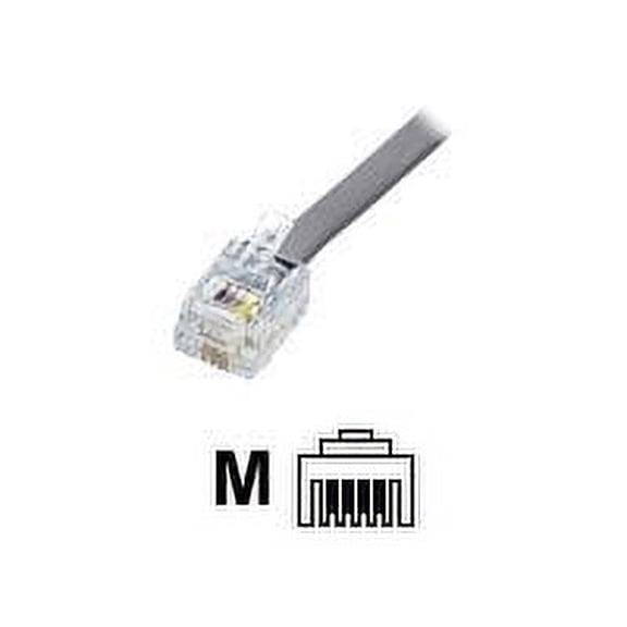 Ideal Industries, Inc. 85-345 Rj-11 6-Position 6-Contact Round Solid Modular Plug