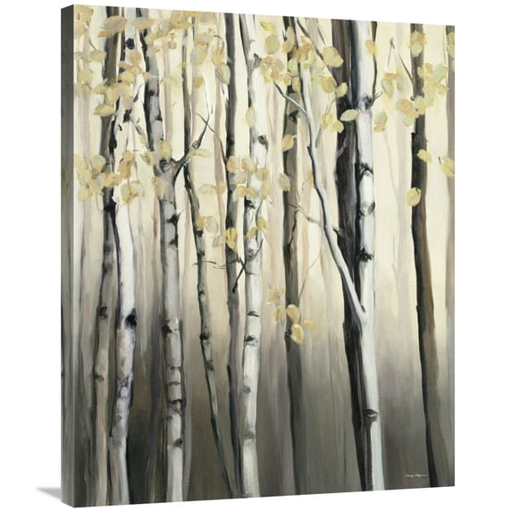 Global Gallery's 'Golden Birch II' By Marilyn Hageman Stretched Canvas Wall Art
