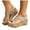 Beige, variant on Wedge Sandals for Women 2025 Ankle Strap Platform Sandal Open Toe Espadrilles Heels Shoes
