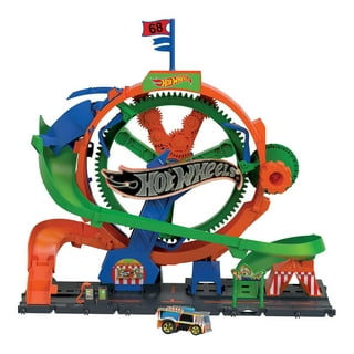 Hot Wheels City Jet Jump Airport Track Set 