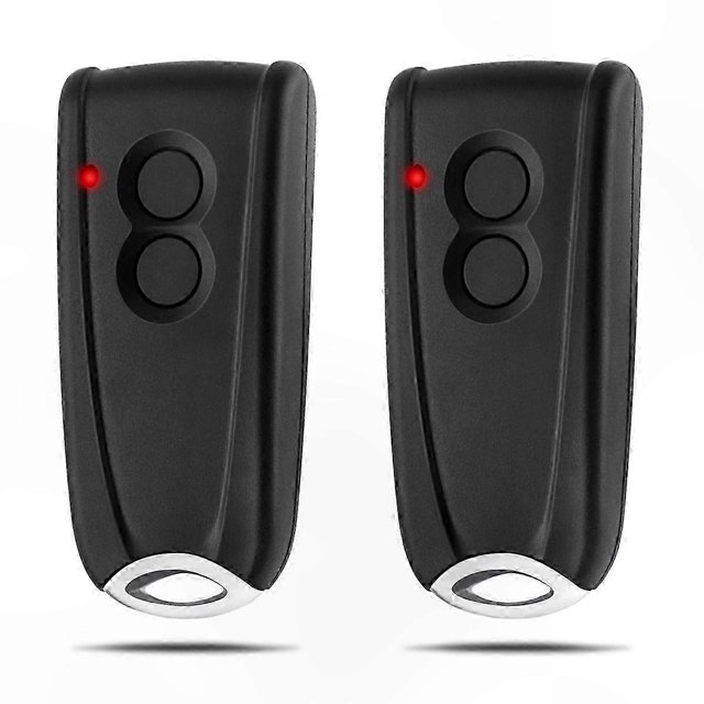 433MHz Gate Transmitter with 2 Remote Controls for Garage Door Opener