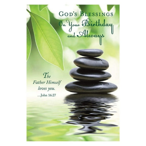 God's Blessings on Your Birthday and Always Card