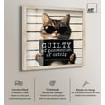 thumbnail image 2 of Guilty of Catnip Shadowbox Print Cute Wall Decor by Art Remedy, Blonde Frame, 12 x 12, 2 of 7