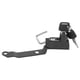 thumbnail image 3 of Cerradura de casco de seguridad antirrobo de aleación de aluminio para Yamaha MT25 MT03 YZF R25 R3 2014-2019 Modificación de motocicleta (negro), 3 of 8