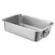 thumbnail image 1 of Bandeja de arena portátil de acero inoxidable para gatos, camiseta con caja abierta, resistente a los arañazos, resistente, multiusos, inodoro para 4cmx3cmx1cm, 1 of 9