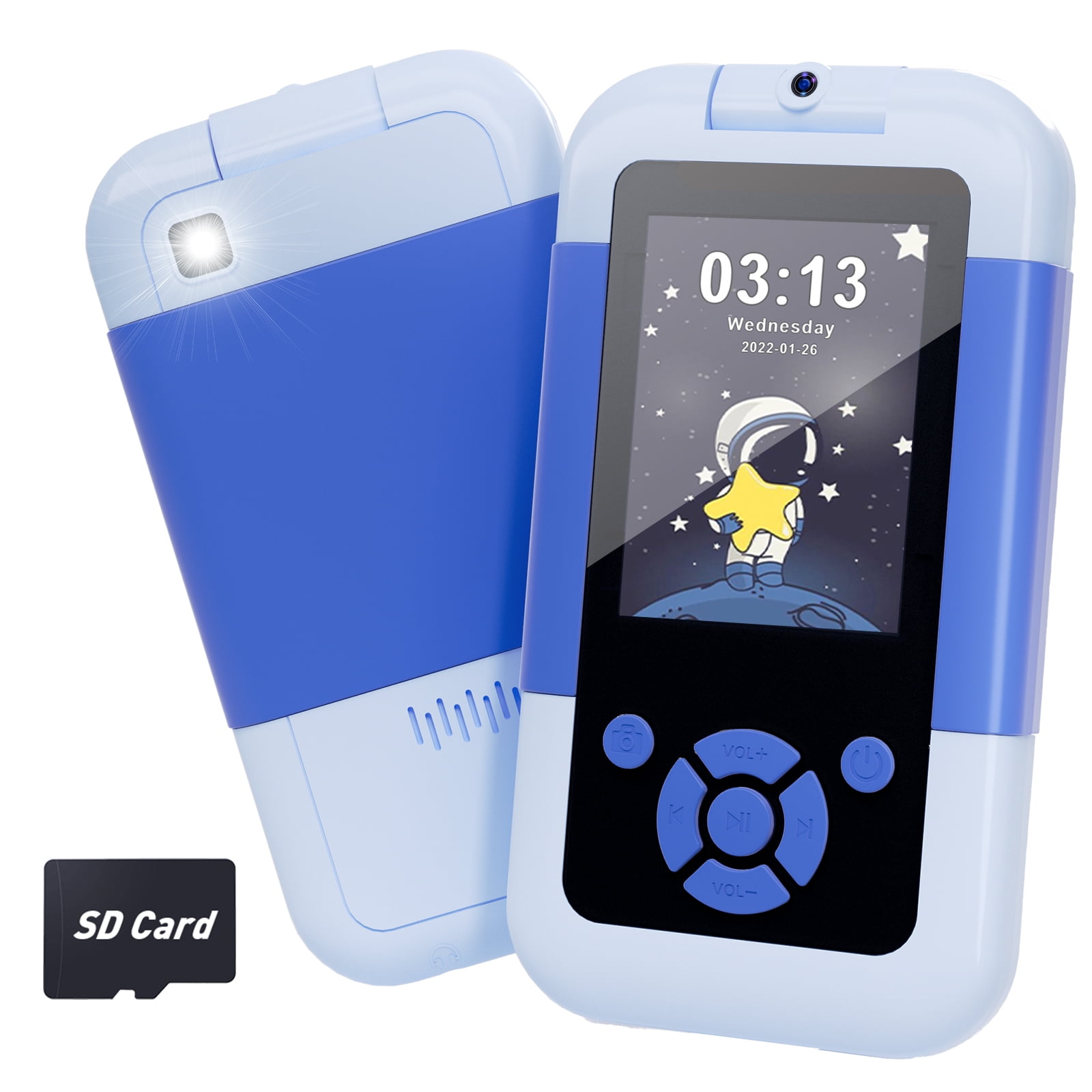 Seckton Kids Toys Phones with Flip Camera, Xmas Birthday Gifts for Boys