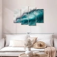 thumbnail image 2 of Elephant Stock Big Blue Ocean Wave Wall Art - Horizontal Multi Panel Canvas - Living Room Wall Decor - Beach Multi Panel - Teal And Blue Decor - 43" x 27", 2 of 8