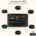 thumbnail image 4 of Alarm Clock Weather Station with APP Control Smart Weather Clock Temperature Humidity Electronic Digital Table Clock ,Security, 4 of 8