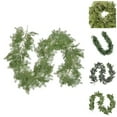 thumbnail image 4 of Furvclv 200cm Christmas Garlands Artificial Faux Greenery Garland Wall Hanging Simulated Vines for Wedding Backdrop Arch Wall Decor, 4 of 9