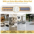 thumbnail image 4 of 36” Commercial Dust Mop for Hardwood Floor Cleaning, Heavy Duty Push Broom Mop Hotel Company Household Cleaning Supplies for Hardwood, Tiles, Marble,Vinyl Plank Floors Cleaning, 4 of 12