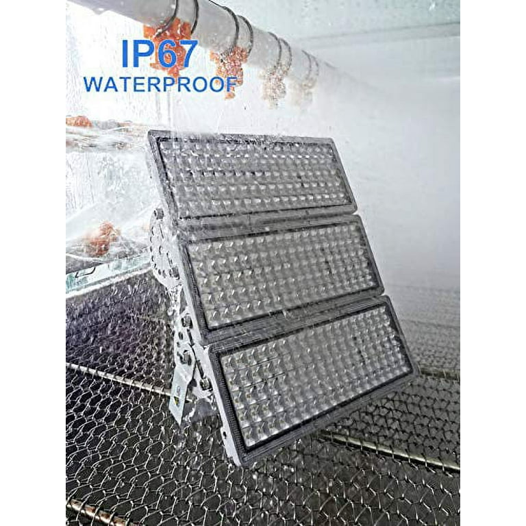 500W Outdoor LED Flood Light, 50000lm Super Bright Floodlight, IP66