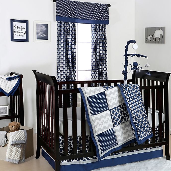 Modern Navy Blue Nursery for Simple Design